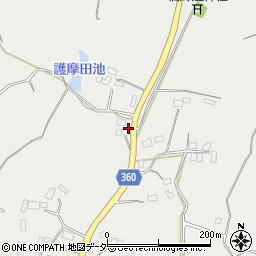 茨城県行方市羽生1270-3周辺の地図