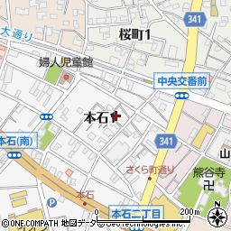 埼玉県熊谷市本石1丁目179周辺の地図