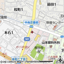 埼玉県熊谷市仲町10周辺の地図