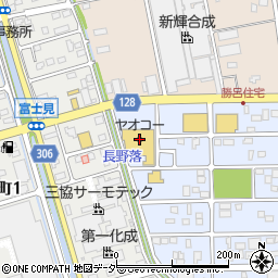 ヤオコー行田藤原店周辺の地図