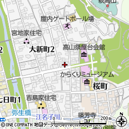 岐阜県高山市八幡町48周辺の地図