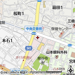 埼玉県熊谷市仲町7周辺の地図