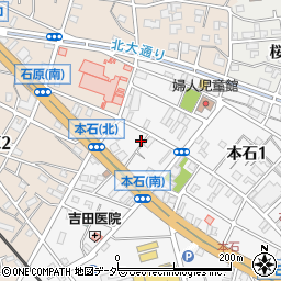 埼玉県熊谷市本石1丁目56周辺の地図
