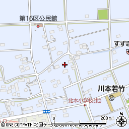 埼玉県深谷市長在家531周辺の地図