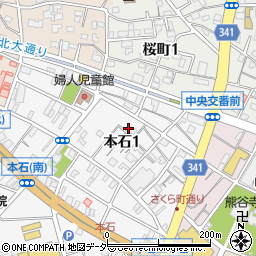 埼玉県熊谷市本石1丁目139-2周辺の地図
