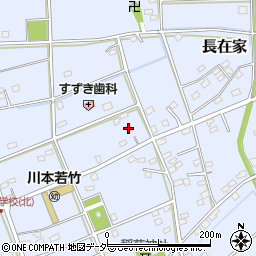 埼玉県深谷市長在家393周辺の地図