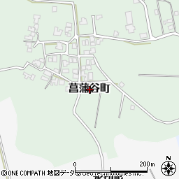 福井県福井市菖蒲谷町周辺の地図