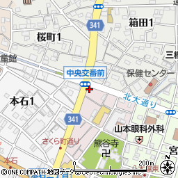 埼玉県熊谷市仲町1周辺の地図