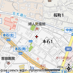 埼玉県熊谷市本石1丁目134周辺の地図