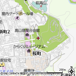 櫻山八幡宮周辺の地図