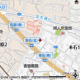 埼玉県熊谷市本石1丁目61-4周辺の地図