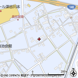 埼玉県深谷市長在家1252周辺の地図