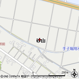 埼玉県羽生市砂山周辺の地図