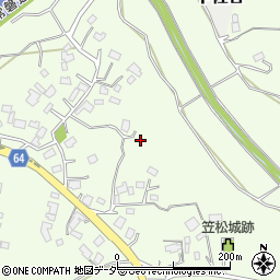 茨城県かすみがうら市中佐谷周辺の地図
