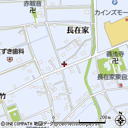 埼玉県深谷市長在家284周辺の地図