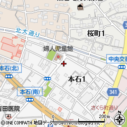 埼玉県熊谷市本石1丁目136周辺の地図
