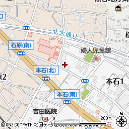 埼玉県熊谷市本石1丁目28周辺の地図