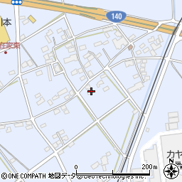 埼玉県深谷市長在家1575周辺の地図