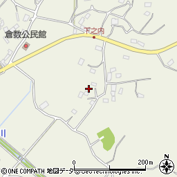 茨城県小美玉市倉数周辺の地図