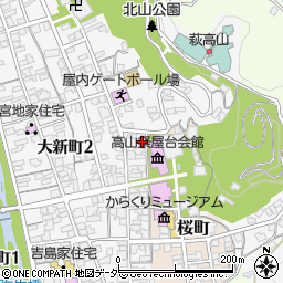 岐阜県高山市八幡町177周辺の地図