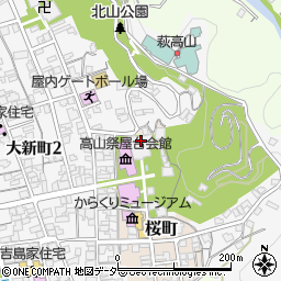 櫻山八幡宮参集殿周辺の地図