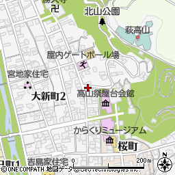 岐阜県高山市八幡町107周辺の地図
