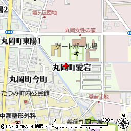 福井県坂井市丸岡町愛宕周辺の地図