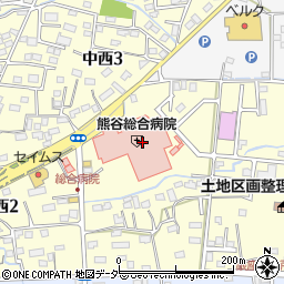 東京スター銀行社会医療法人熊谷総合病院 ＡＴＭ周辺の地図