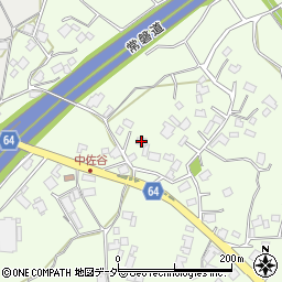 茨城県かすみがうら市中佐谷834周辺の地図