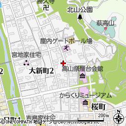 岐阜県高山市八幡町91周辺の地図