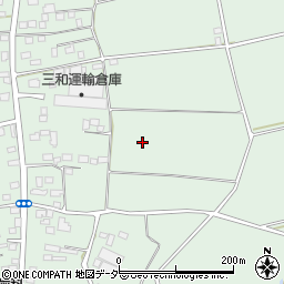 茨城県古河市谷貝周辺の地図
