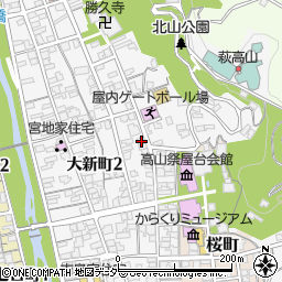 岐阜県高山市八幡町92周辺の地図