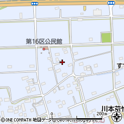 埼玉県深谷市長在家509周辺の地図