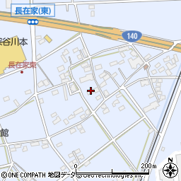 埼玉県深谷市長在家1573-1周辺の地図