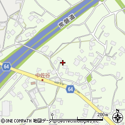 茨城県かすみがうら市中佐谷835周辺の地図
