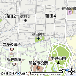 箱田神社周辺の地図