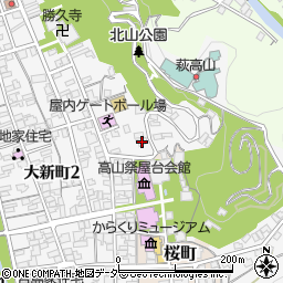 岐阜県高山市八幡町199周辺の地図