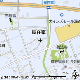 埼玉県深谷市長在家291周辺の地図