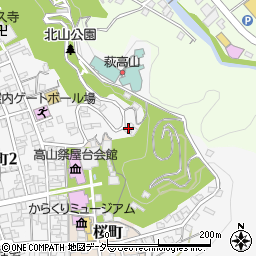 岐阜県高山市左京町74周辺の地図