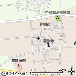 福井県坂井市丸岡町一本田周辺の地図