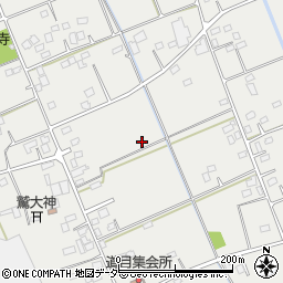 埼玉県加須市道目周辺の地図