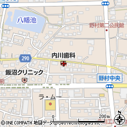 内川歯科医院周辺の地図