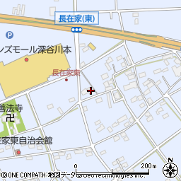 埼玉県深谷市長在家1463周辺の地図