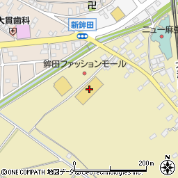 シャンブル鉾田店周辺の地図