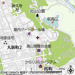 岐阜県高山市八幡町197周辺の地図