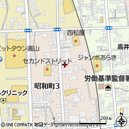 株式会社トーカイ高山営業所周辺の地図