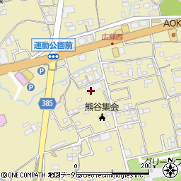 埼玉県熊谷市広瀬660周辺の地図