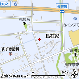 埼玉県深谷市長在家300周辺の地図