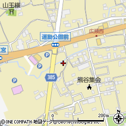 埼玉県熊谷市広瀬645周辺の地図