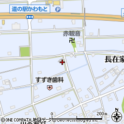 埼玉県深谷市長在家363周辺の地図